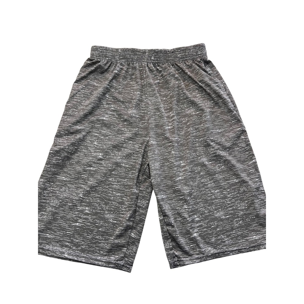 REALESSENTIALS Boys Athletic Shorts Print‎ Elastic Waist Drawstring Size L